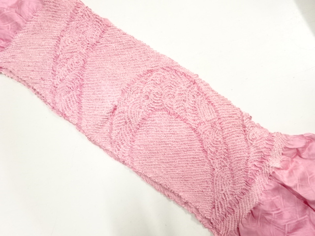 正絹　絞り　帯揚げ